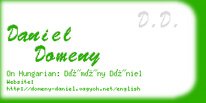 daniel domeny business card